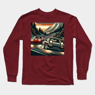 Touge Dog fight Long Sleeve T-Shirt